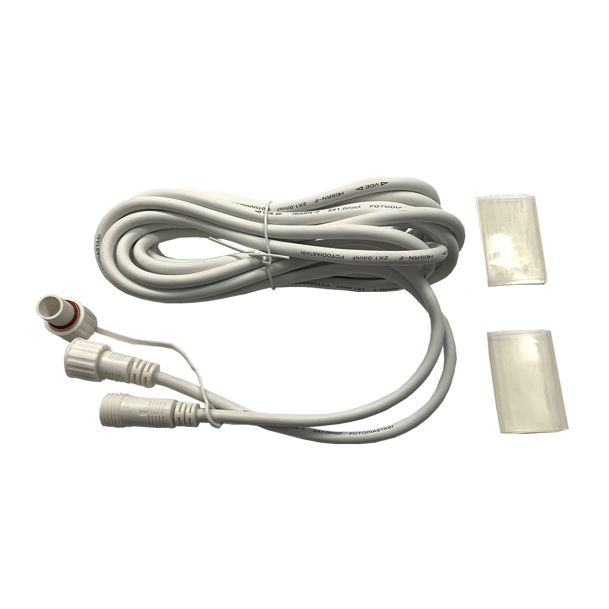 White Rubber Extension cable, 16.4